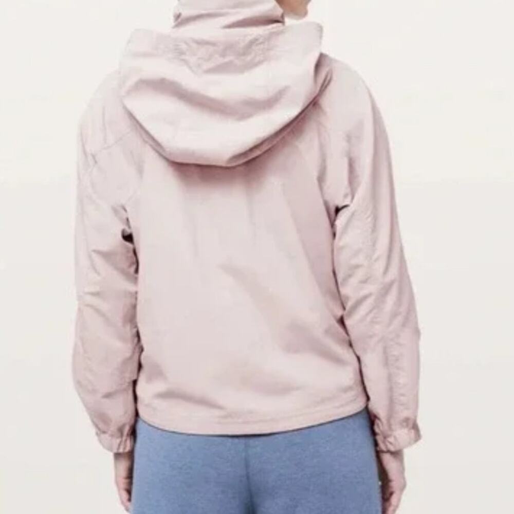 Lululemon Always Effortless Hooded Waterproof Jacket Pink Bliss Size 2 $198